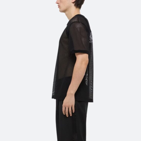 BNWT SS25 HELMUT LANG LOGO MESH T TSHIRT S - Picture 11 of 13